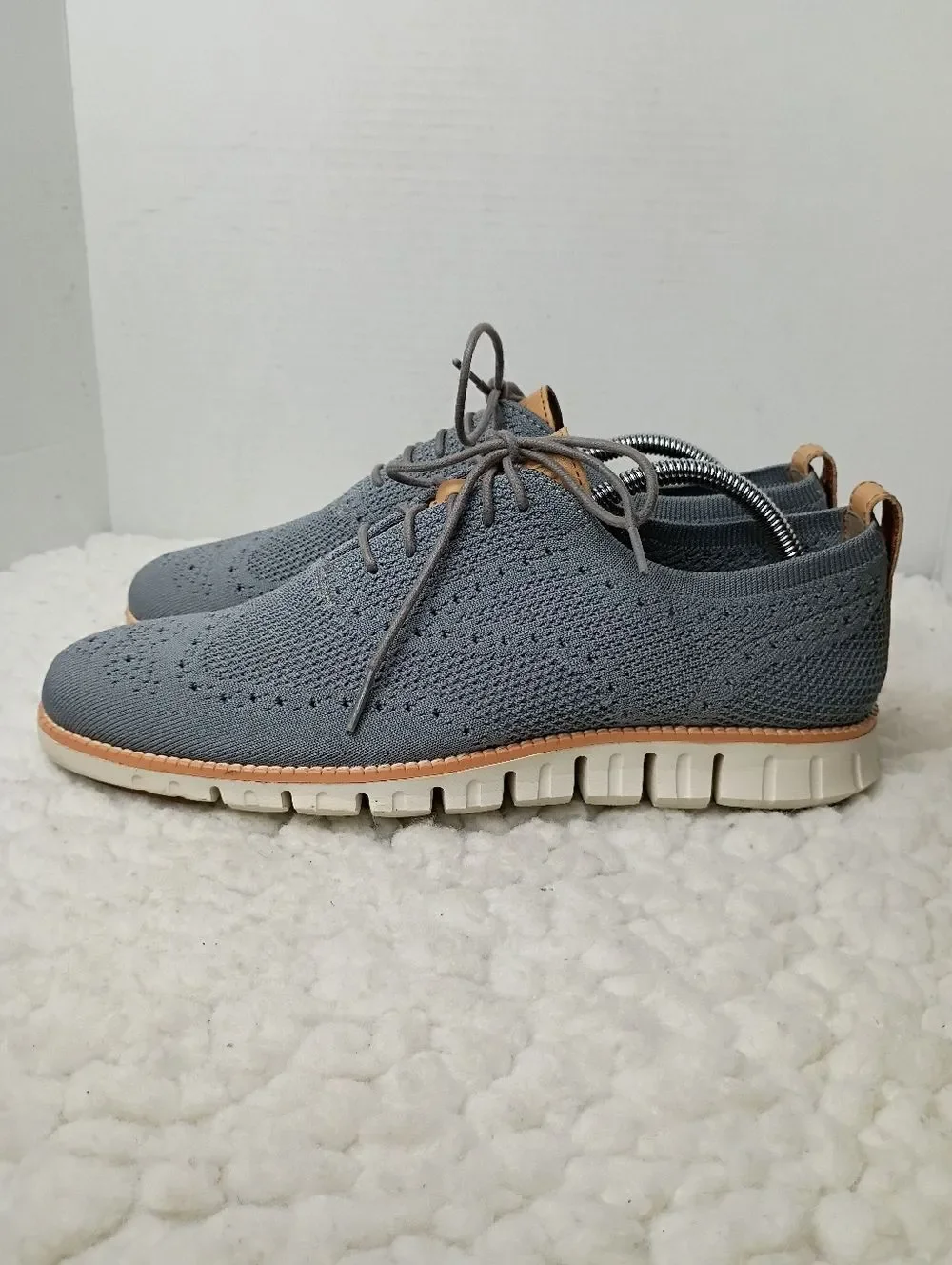 Cole Haan Men's Zerogrand Wingtip Oxford Ironstone Stitchlite Ivory C24944